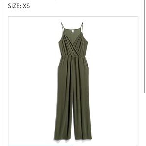 Stitch fix Lexi knit green jumpsuit